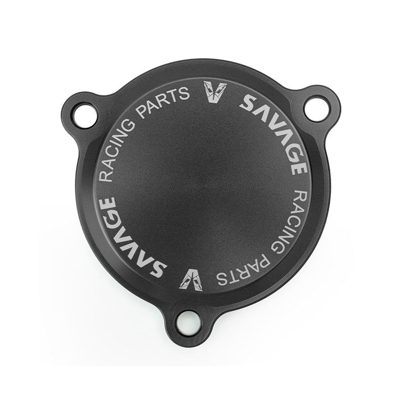 Green CNC Aluminum Engine Oil Filter Cover For Kawasaki KLX140, KLX140L, KLX140G (2008-2023)