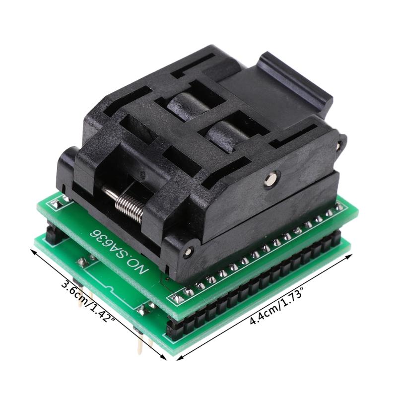 Adattatore Da TQFP32 A DIP32 Per Programmazione IC - Socket Di Test E Bruciatura (Passo 0.8mm)