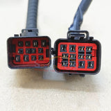 1-Pair-12-Pin-Front-Headlight-Harness-Plug-Pigtail-for-Volvo-S80-XC70-V70-2007-2013