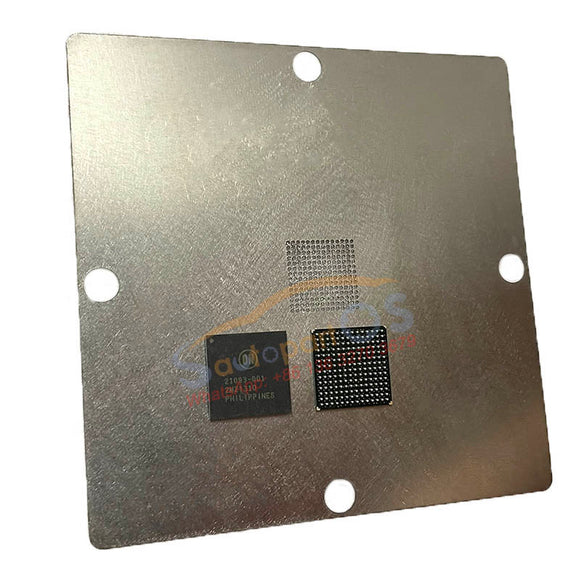 1pcs-90*90mm-Stencil-+-2pcs-New-21093-001-BGA-Chip-for-Delphi-MT22.1-ECU-Repair