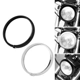 5.75''-Headlight-Decorate-Trim-Ring-for-Harley-Softail-Street-Bob-FXBB-FXST