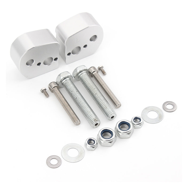 Fjr Risers Aluminum Silver 1