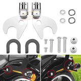 Backrest-Detachable-Sissy-Bar-Luggage-Racks-Docking-Latch-Clips-Kit-For-Harley-Softail-Slim-Street-Bob-Deluxe-2018-UP
