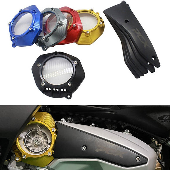CNC-Transparent-Engine-Guard-Stator-Clutch-Cover-for-Honda-PCX-125-160-2021