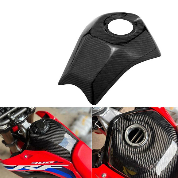 Carbon-Fiber-Gas-Fuel-Tank-Protect-Cover-for-Honda-CRF300L-/-ABS-2021-Up