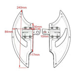 Floorboards-Foot-Rests-Pegs-for-Harley-Touring-Softail-Dyna-CVO