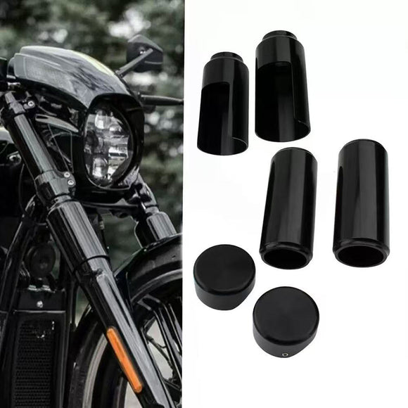 Front-Fork-Cover-Tube-Guard-for-Harley-Softail-Breakout-FXBR-FXBRS-2018-2023
