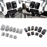 Hand-Control-Switch-Buttons-Cap-for-Harley-Touring-Road-Electra-Glide-FLHTCU