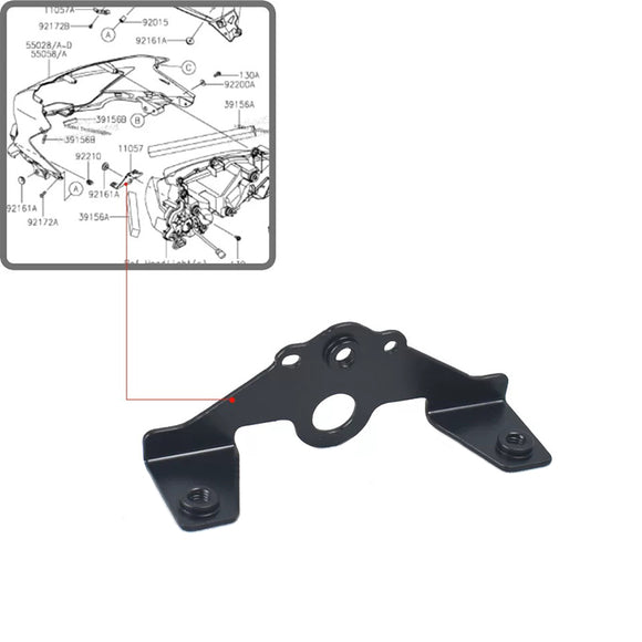 Headlight-Hood-Connection-Frame-Fixed-Bracket-for-Kawasaki-Ninja-400-EX400-2018-2023