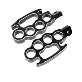 Motorcycle-Foot-Pegs-Footrest-for-Harley-Dyna-Sportster-Softail-Cat-Prints-Style