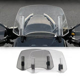 Motorcycle-Windshield-Extension-Adjustable-Spoiler-Deflector-for-Honda-PCX125-PCX150-PCX160-Forza-Z-Faze-Silver-Wing-GT-ABS
