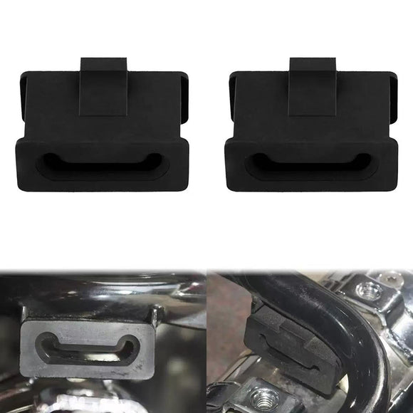 Muffler-Mounts-Holder-Bracket-Hanger-Insulator-Rubbers-for-Harley-Touring-Street-Road-Glide