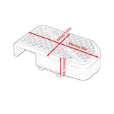 Rear-Brake-Foot-Peg-Pedal-Footrest-Pad-Enlarger-for-Harley-Street-Bob-Low-Rider-2018-