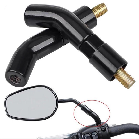 Rearview-Mirror-Stem-Extenders-for-Harley-Touring-Dyna-Super-Glide-Softail