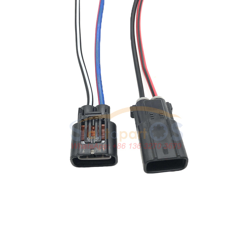 Car Fan Radiator Plug Socket 1 Pair Radiator Fan Plug Connector Pig Tails for Honda Accord Civic XR ...
