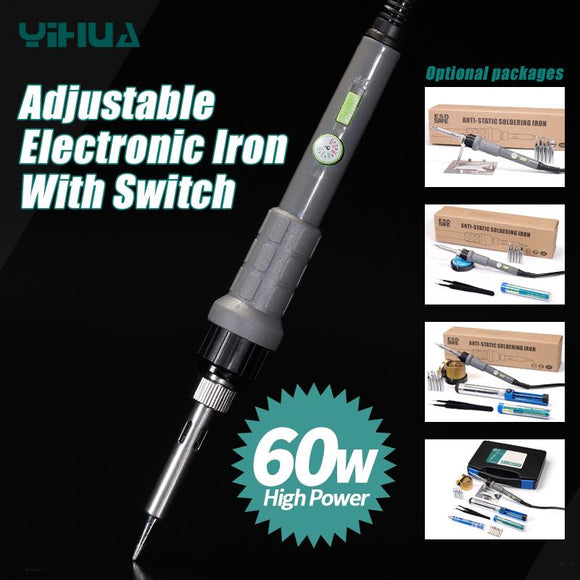 110V-220V Soldering Iron 60W YIHUA 947-III Soldering Iron Kit With Temperature Control Switch