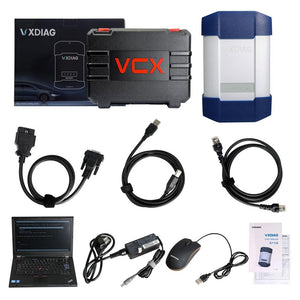 VXDIAG Multi Diagnostic Tool for Full Brands HONDA/GM/VW/FORD/MAZDA/TOYOTA/PIWIS/Subaru/VOLVO/ BMW/BENZ with 2TB HDD & Lenovo T420