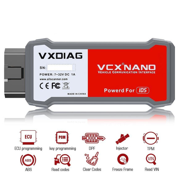 VXDIAG VCX NANO for Ford/Mazda 2 in 1 with IDS V114 Diagnostic Tool