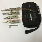 4pcs/lot Original Lishi Lock Pick 2-in-1 Decoder (M1/MS2, AM5,BE2-6,BE2-7) & Magnetic Carrying Case (Bundle of 4)