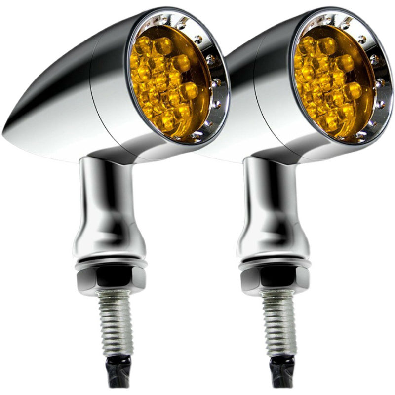 4X LED Turn Signals Blinker Lights F For Kawasaki Vulcan VN 500 4X LED Turn Signals Blinker Lights F For Kawasaki Vulcan VN 500