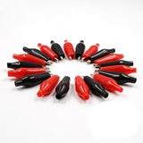 20pcs-28MM-Metal-Alligator-Clip-G98-Crocodile-Electrical-Clamp-10PCS-Black-&-10PCS-Red-with-Plastic-Boot