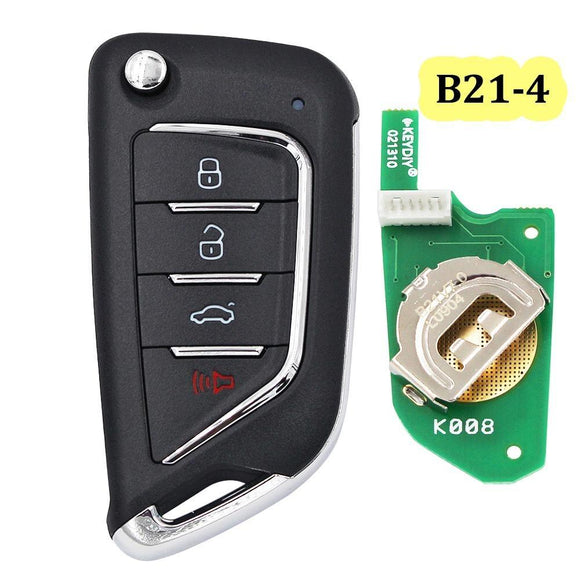 5pcs KEYDIY KD B21-4 Universal Remote Control Key 4 Button (B Series)