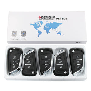 5pcs KD B29 Universal Remote Control Key 3 Button (KEYDIY B Series)