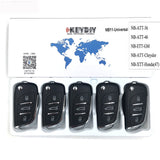 5pcs KD NB11-Universal Multi-functional Remote Control Key 3 Button (KEYDIY NB Series)