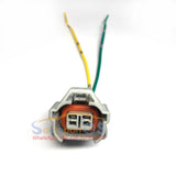 6x Denso Female Fuel Injector Connector Plug Pigtail Harness High Impedance for Hyundai KIA Nissan Mitsubishi