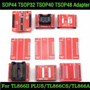 9pcs/set-SOP44-TSOP32-TSOP40-TSOP48-Adapter-IC-Chip-Socket-for-TL866,-MINI-Pro-Universal-programmer