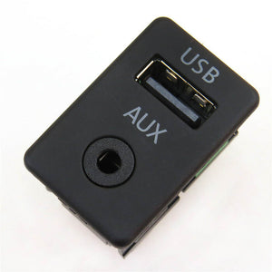 AUX-USB-Switch-Port-For-RCD510-RNS310-VW-Passat-B6-B7-Golf-MK5-MK6-3CD-035-249A