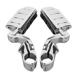 1.25"-Chrome-Adjustable-Highway-Short-Mount-Foot-Pegs-Fit-for-Harley-Touring-US