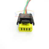Citroen-/-Renault-/-Peugeot-Fuel-Pump-Plug-Wiring-Harness-Loom-4-Pin-Connector