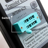 Component Tester Transistor Diode Capacitance ESR Meter Mosfet NPN MPN Mos Inductance
