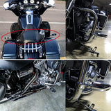 1.25"-Highway-Engine-Bars-Foot-Pegs-for-Harley-Electra-Street-Glide-Road-King