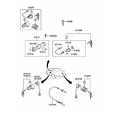 Genuine-81910-2C000-Steering-Ignition-Lock-Cylinder-Assembly-819102C000-for-HYUNDAI-TIBURON-2003-2008