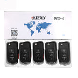 5pcs KD B08-4 Universal Remote Control Key 4 Button (KEYDIY B Series)