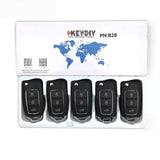 5pcs KD B28 Universal Remote Control Key 3 Button (KEYDIY B Series)
