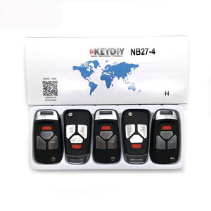 5pcs KD B27-4 Universal Remote Control Key 4 Button (KEYDIY B Series)