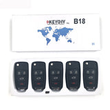 5pcs KD B18 Universal Remote Control Key 4 Button (KEYDIY B Series)