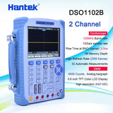 Hantek DSO1102B Portable Handheld Digital Oscilloscope Multimeter 100MHz 2 Channel