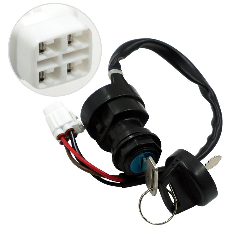 Ignition Switch ATV 2004-2009 Yfz 450 Service Manual Ignition Switch With 2 Keys For Yamaha YFZ450 2004-2007, 2009, 2012-2013 | 4-Pin, 3Amp Yz450f Used Yamaha YFZ450 Zündschalter