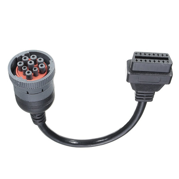 J1939-9PIN-to-16PIN-female-connector-adapter-for-Heavy-Duty-Truck-Diagnostic-Scanner-Interface