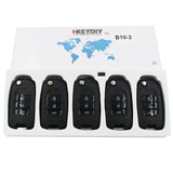 5pcs KD B10-3 Universal Remote Control Key 3 Button (KEYDIY B Series)