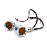Motorcycle-Chrome-LED-Bullet-Amber-Brake-Blinker-Turn-Signal-Lights-for-Harley