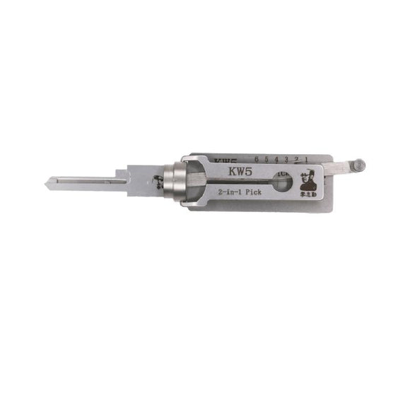 Original Lishi KW5 Series 6-Pin Kwikset Keyway Tool 2-in-1 Lock Pick Decoder