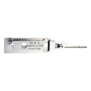 Original Lishi SC4-L 2-in-1 Lock Pick Decoder 6-Pin - Schlage Keyway Tool Left Hand / Reverse