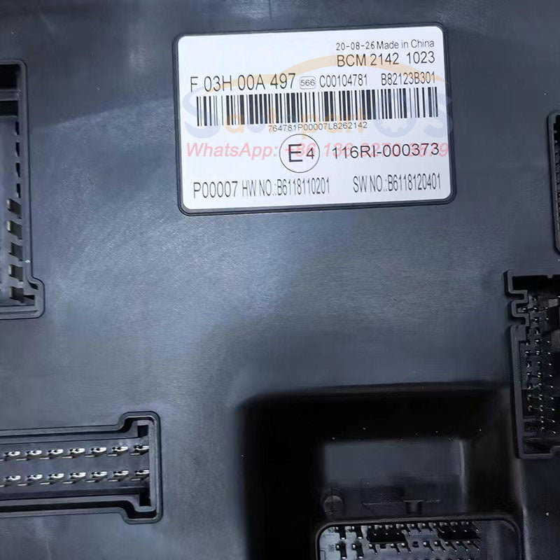 New OEM Bosch BCM F03H00A497 C00104781 B82123B301 for Maxus LDV V80 Bo ...
