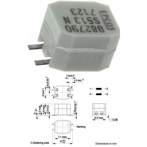 Original-New-EPCOS-B82790-S0513N-B82790S0513N201-TDK-Common-Mode-Chokes-Filters-51uH-500mA-140mohms