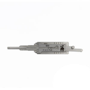 Original Lishi 2-in-1 5 Cut Pick Decoder Tool FO14R/H50-AG for Ford Door Lock From 1990 Anti Glare Type